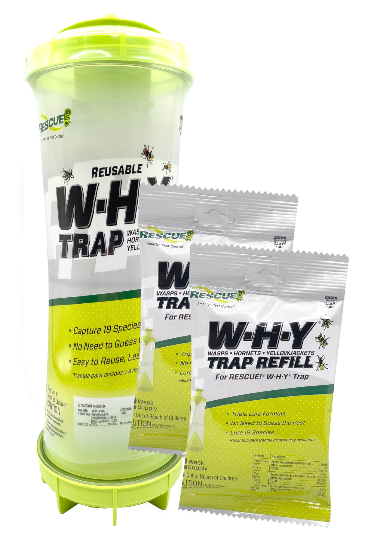 Rescue Outdoor WHY (Wasp-Hornet-Yellow Jacket) Trap