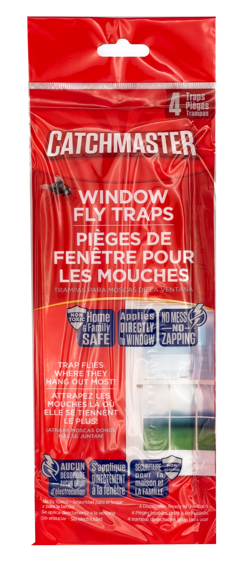 Catchmaster Window Fly Traps - 4 Pack