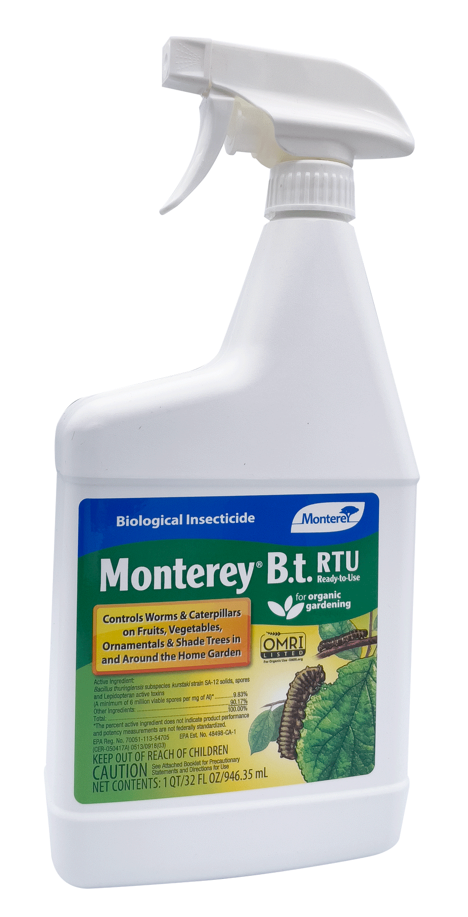 Monterey B.t. RTU Spray - 32-fl oz